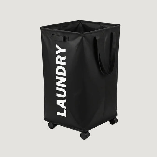Lockable Wheels Laundry Basket – Support Rods & Box Base